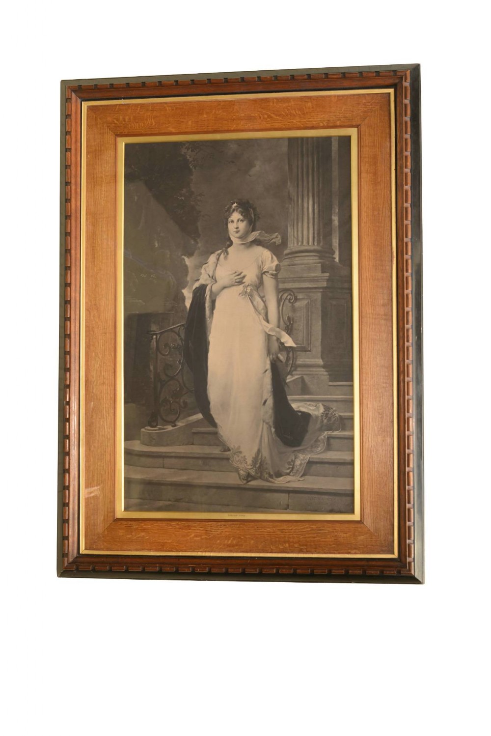 Framed Large Picture of Konigin Luise (Queen Luise of Prussia)