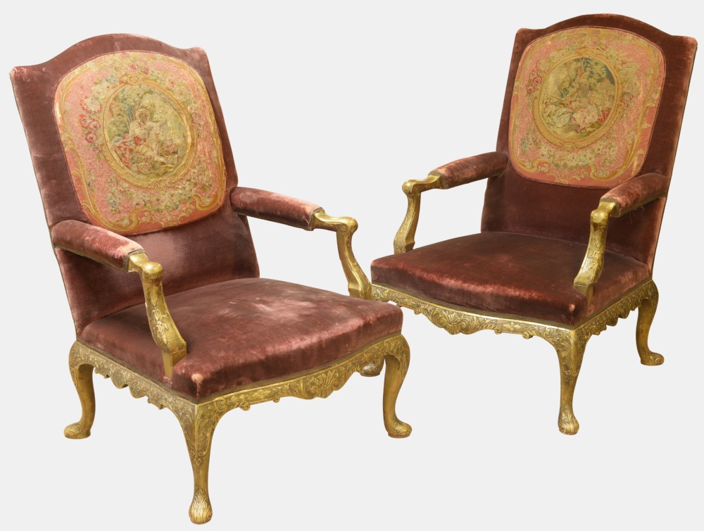 Pair of 19th Century Gainsborough Chairs