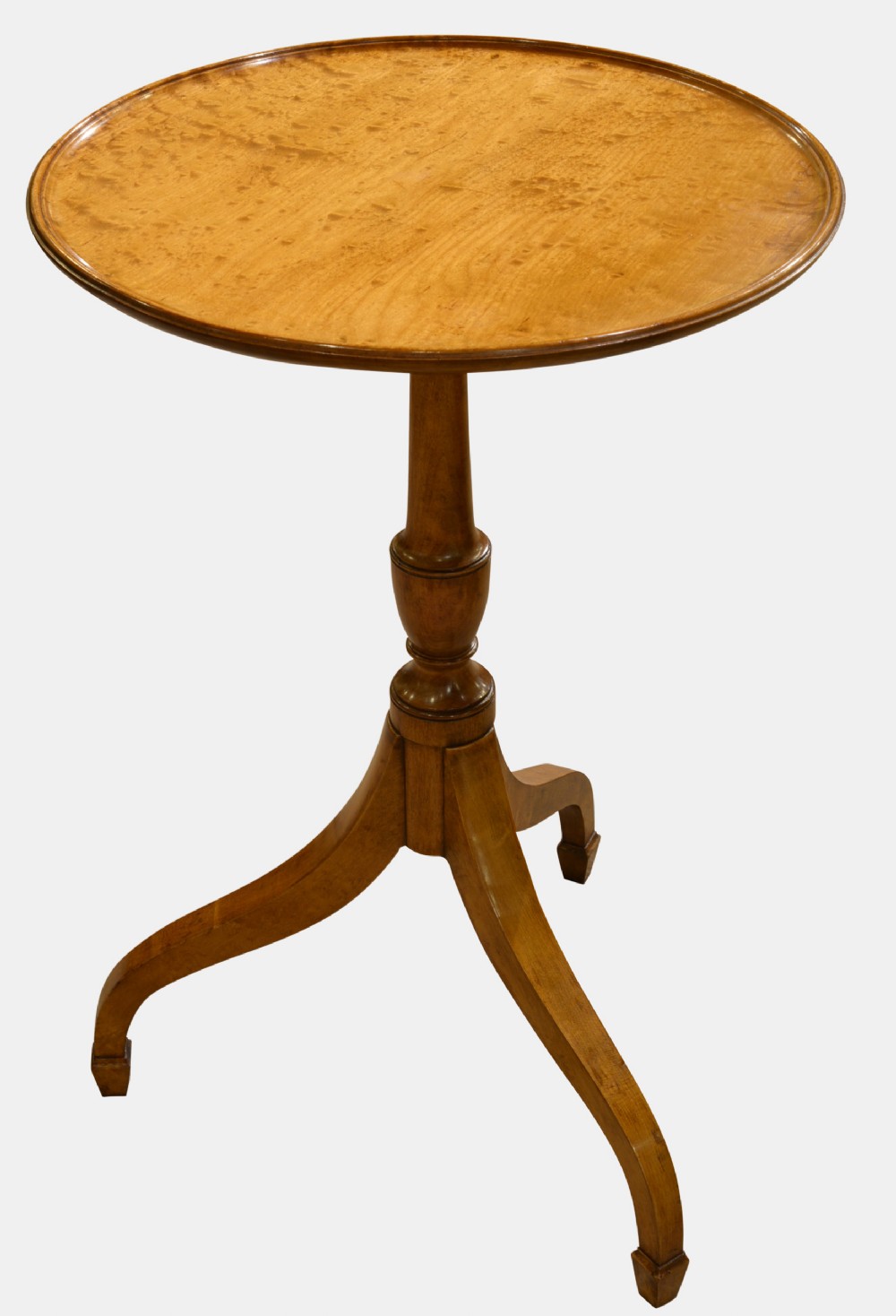 19th Century Maplewood Dishtop Wine Table