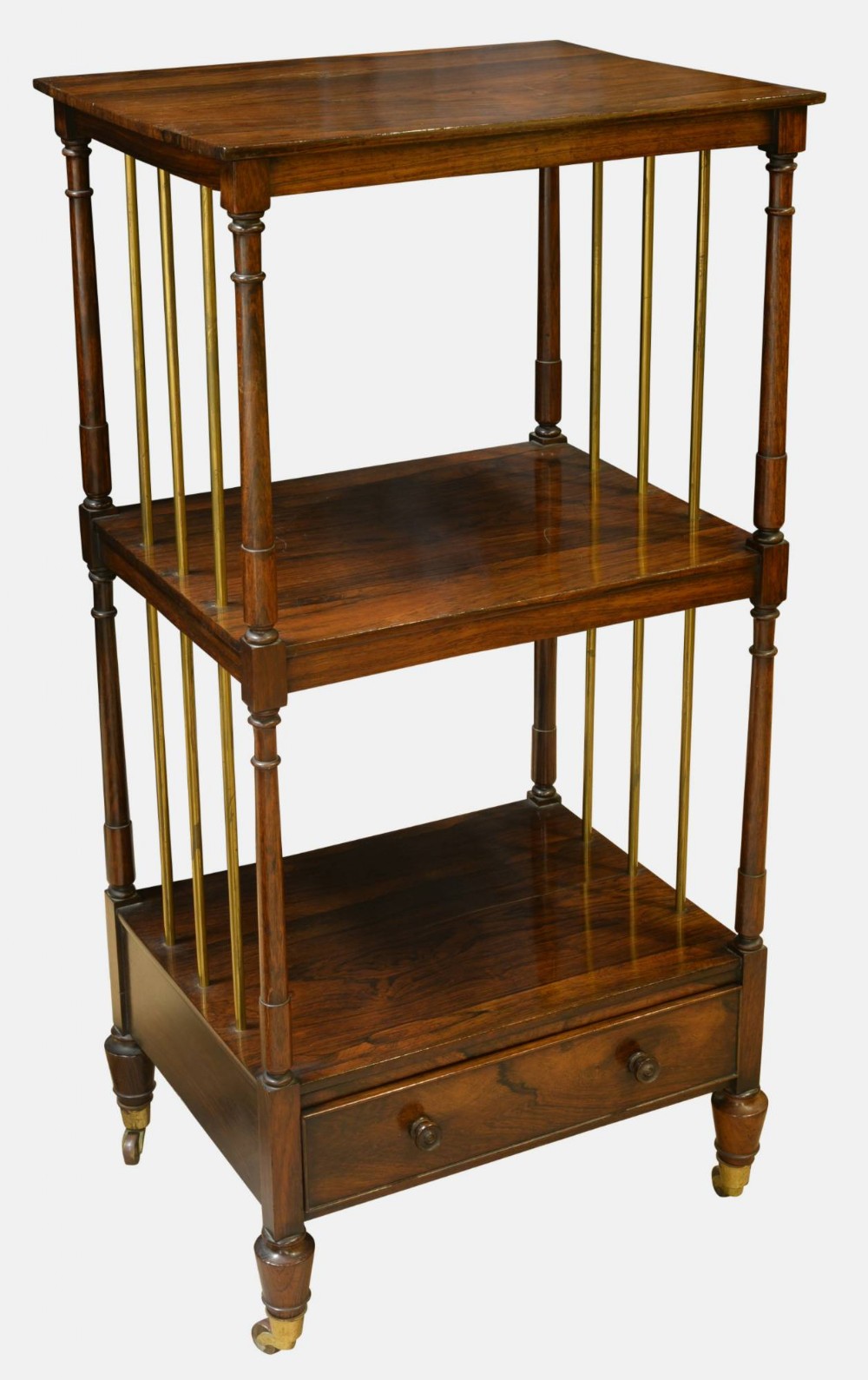 Fine Regency Rosewood Whatnot
