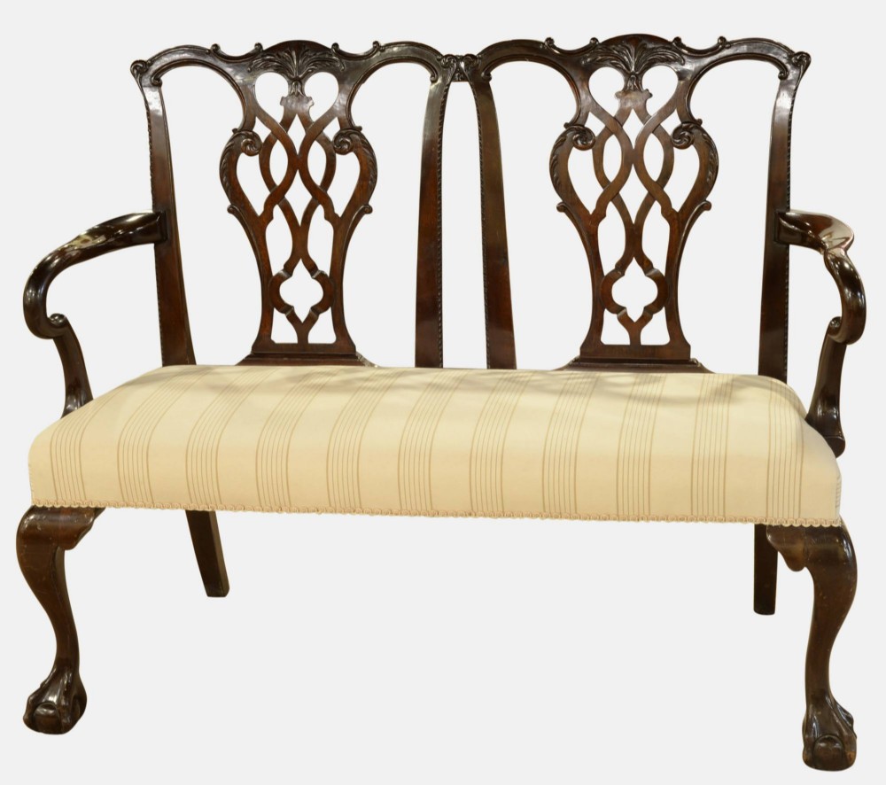 George III Style Back Settee