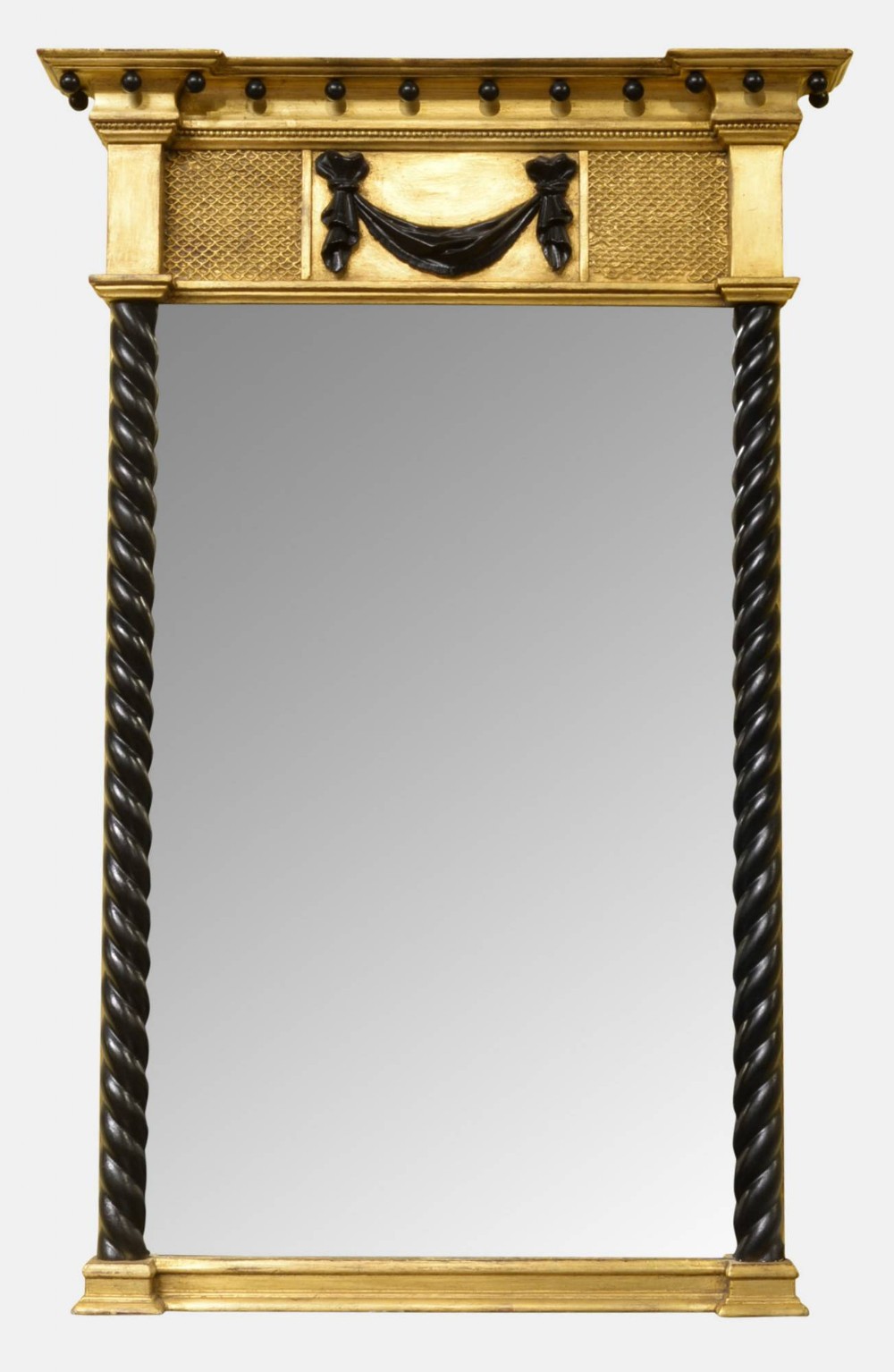Regency Gilt & Ebonised Mirror