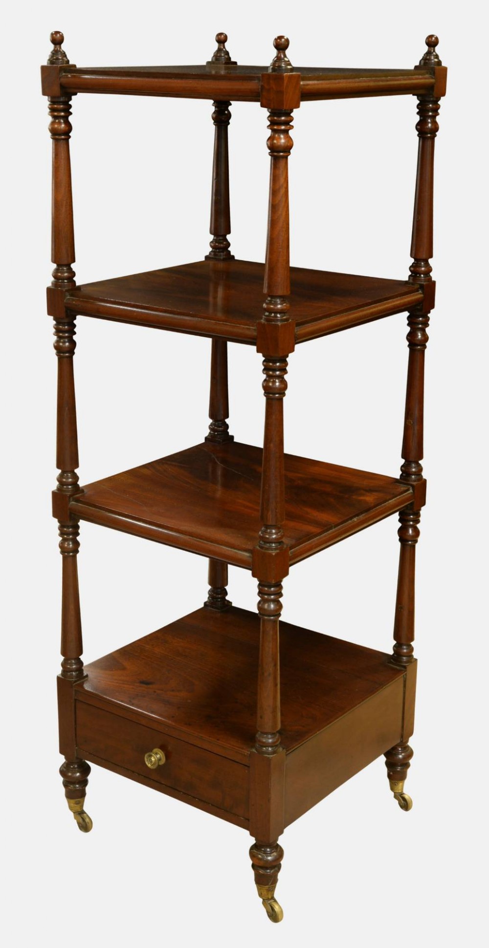 Mahogany 4 Tier What-not