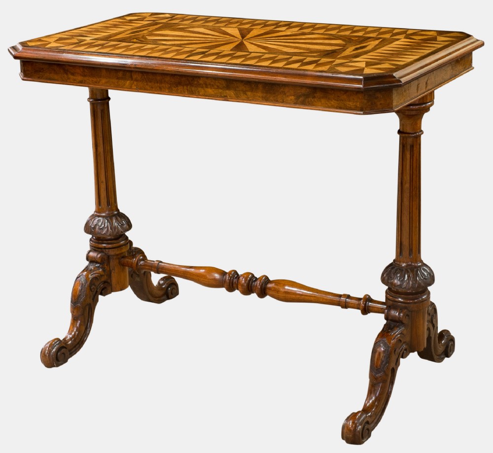 Regency Occasional Table with Parquetry Top