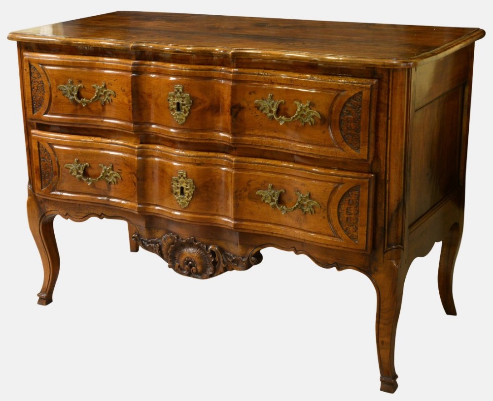 French Louis XV Fruitwood Provincial Commode