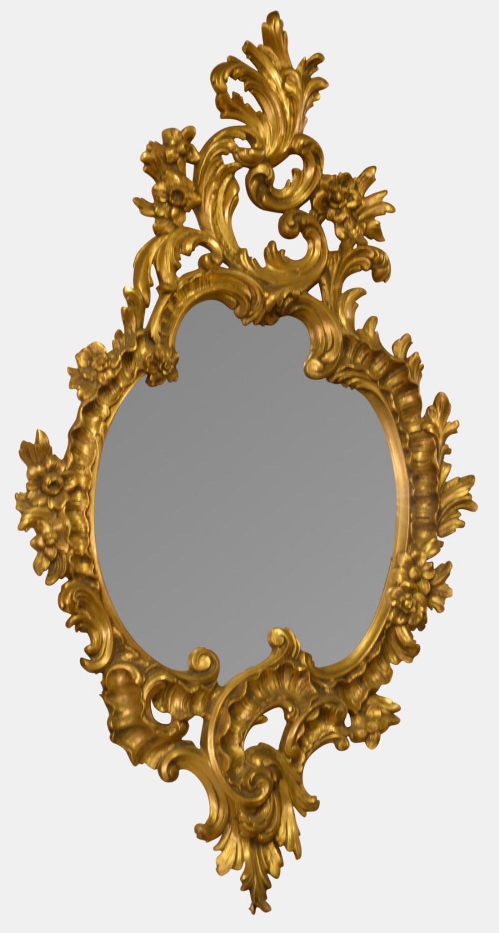 Gilded Rococo Style Wall Mirror
