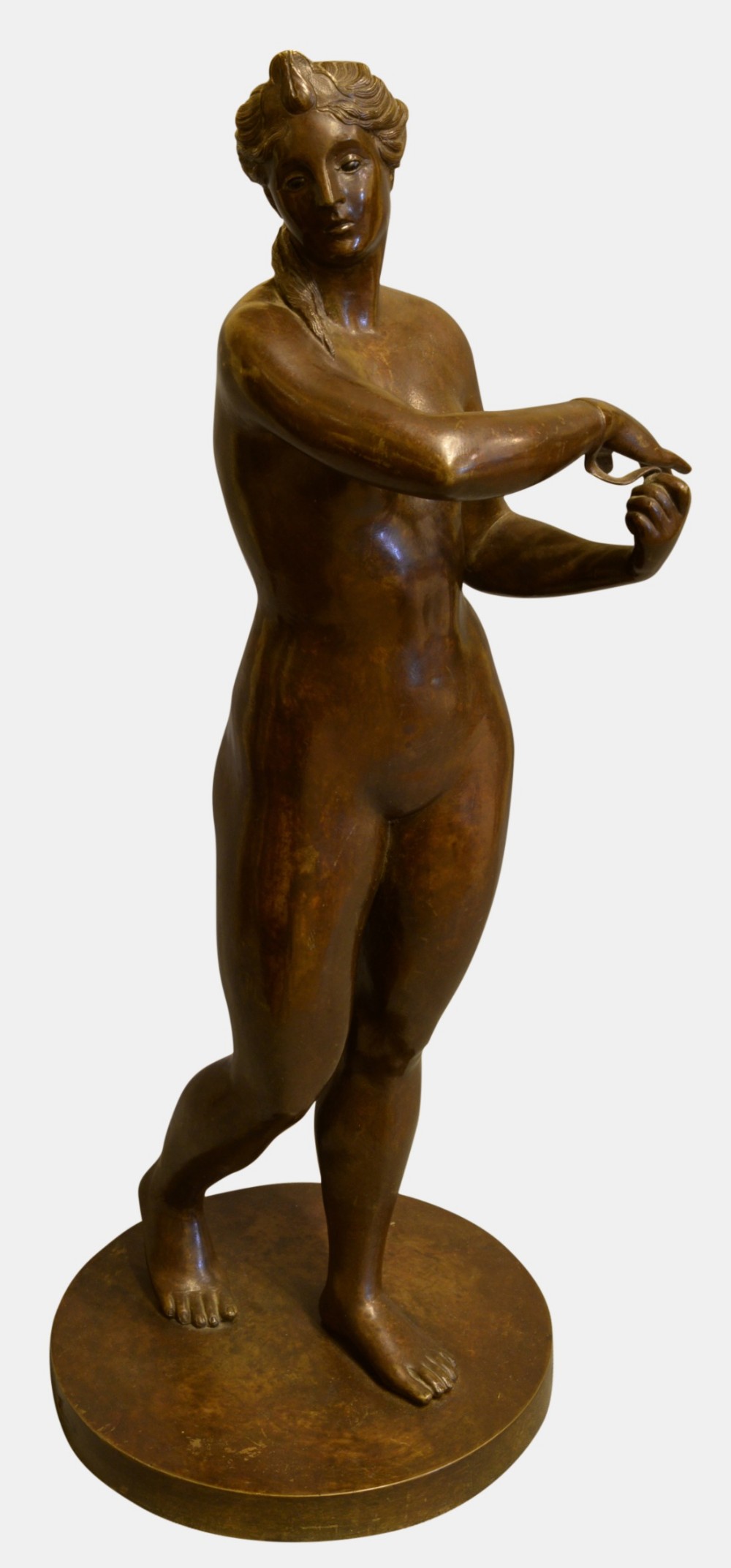 Bronze Figure of a Naked Lady