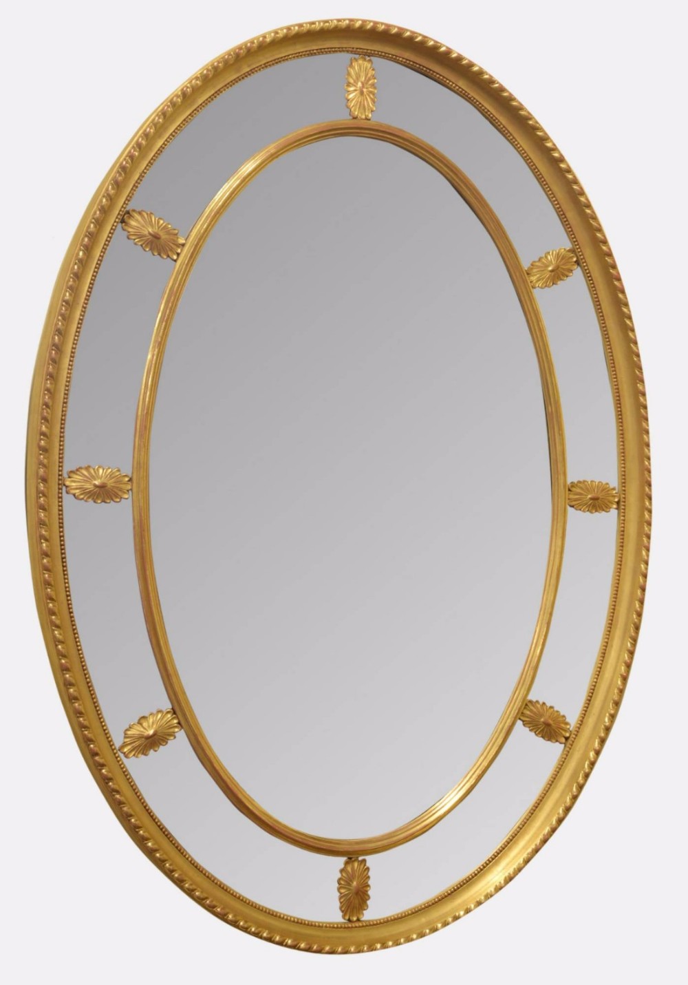 Large Gilded Border Mirror