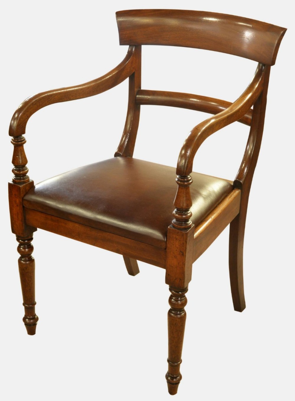 Georgian Mahogany Carver Chair