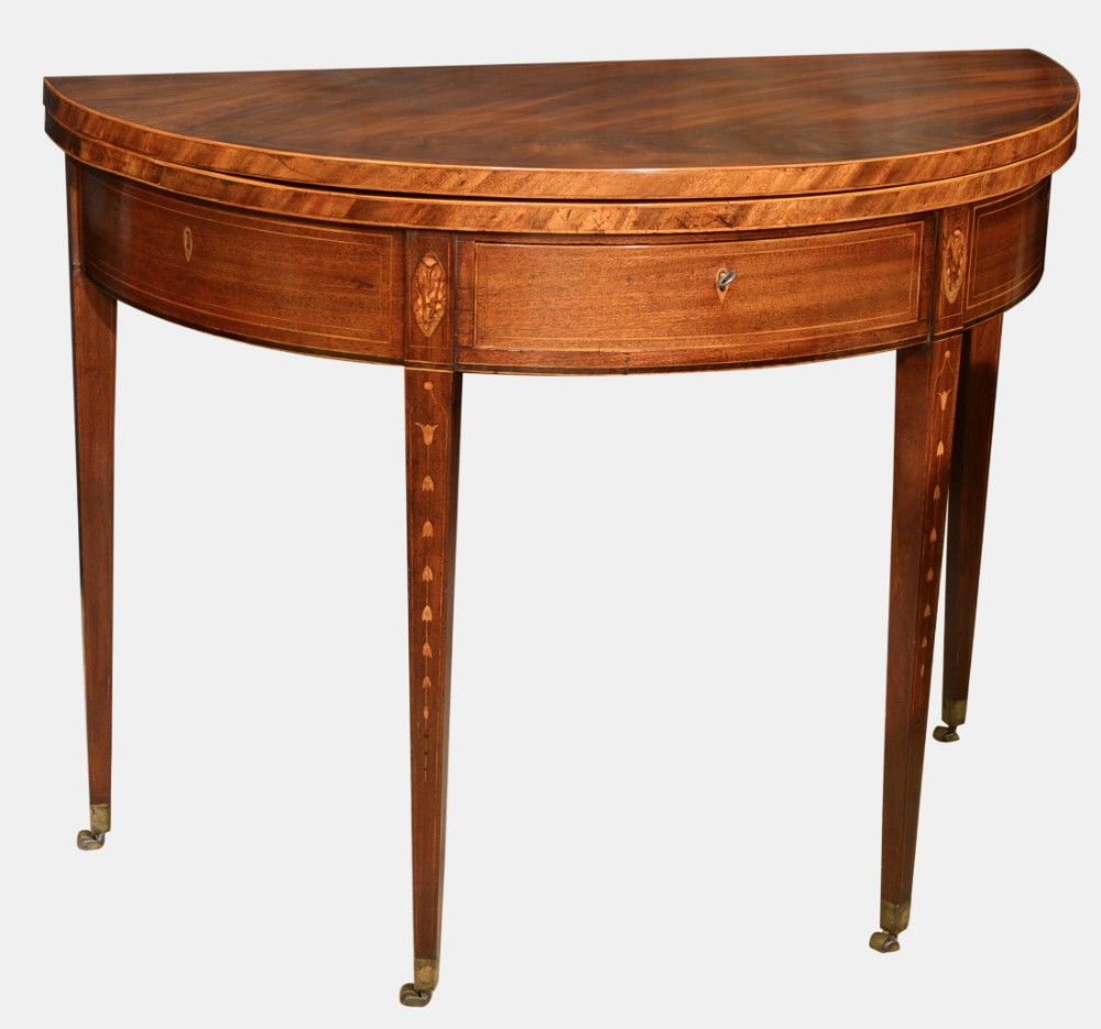 Scottish Mahogany Console Tea Table