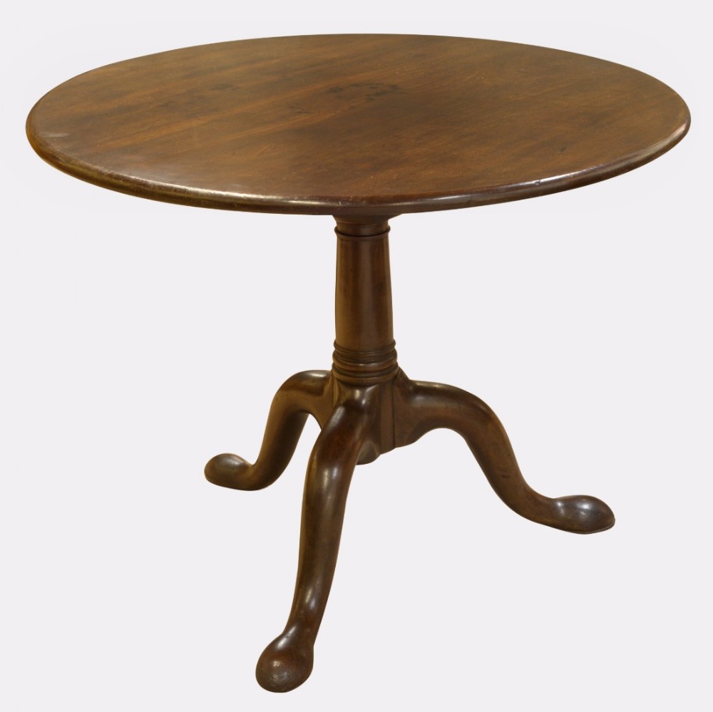 Mahogany Birdcage Tripod Table