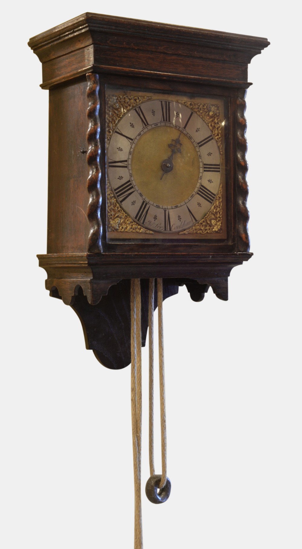 18th Century 'Stirrup & Spike' Birdcage Movement Wall Clock