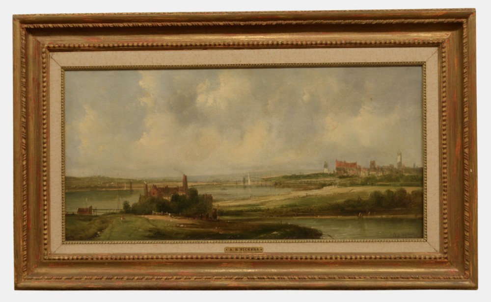 Oil on Canvas of Estuary Scene