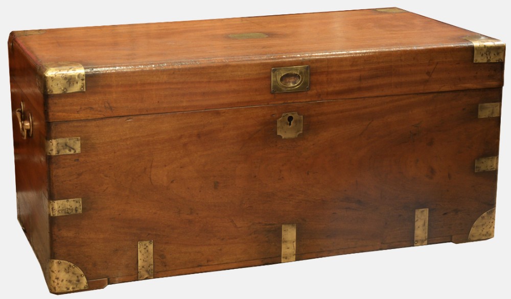 Camphor Wood Brass Bound Trunk