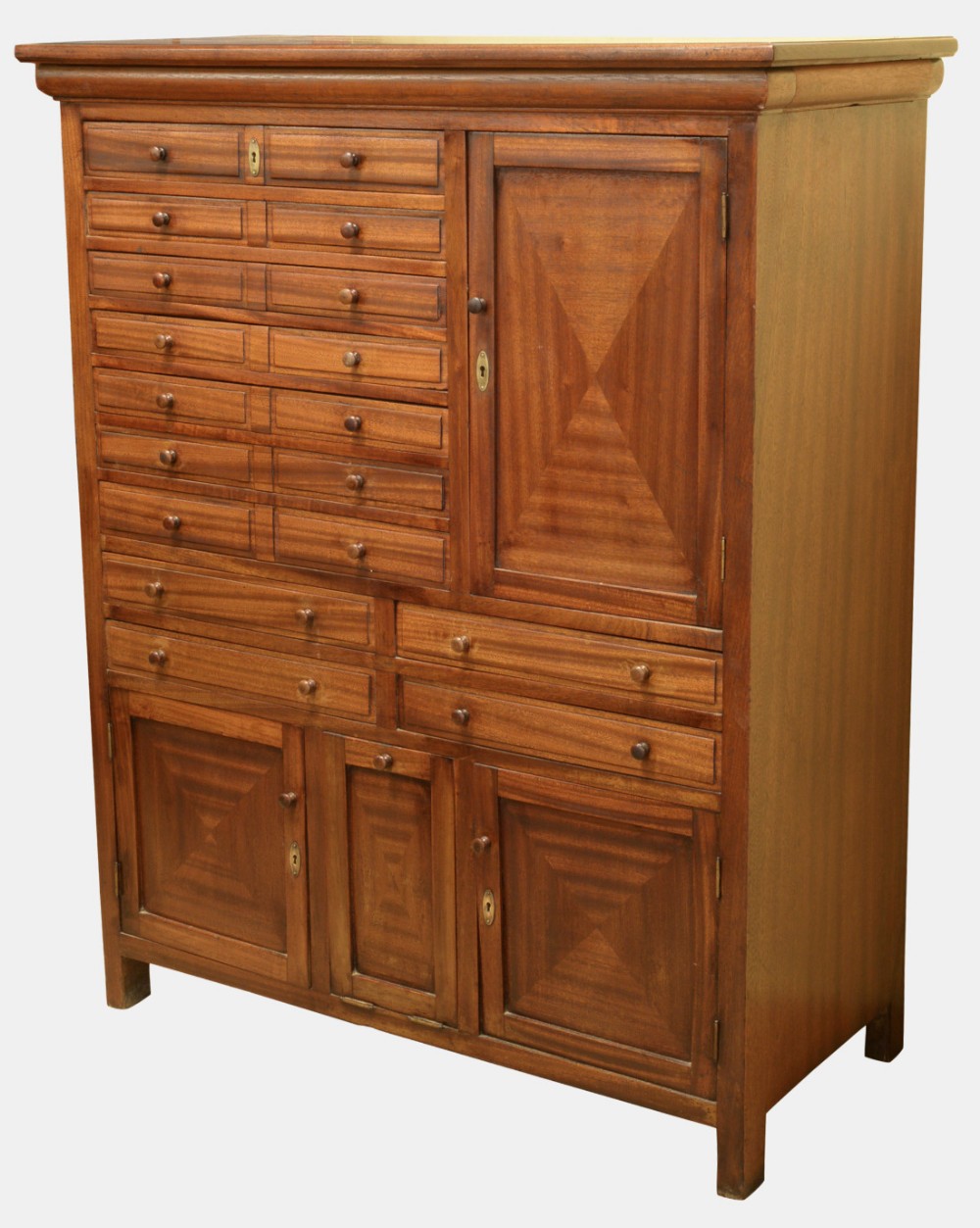 Mahogany Dental Cabinet