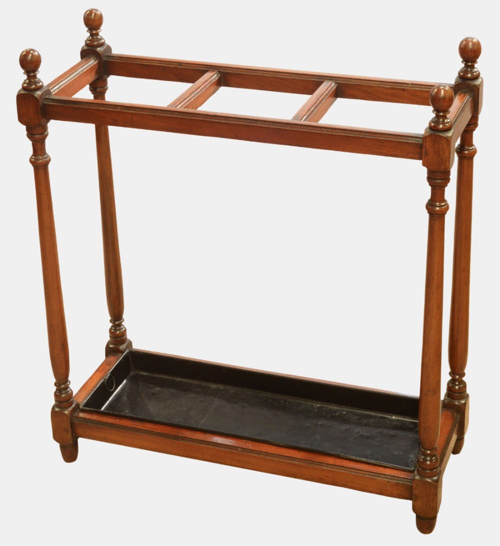 19th Century Mahogany Stick Stand