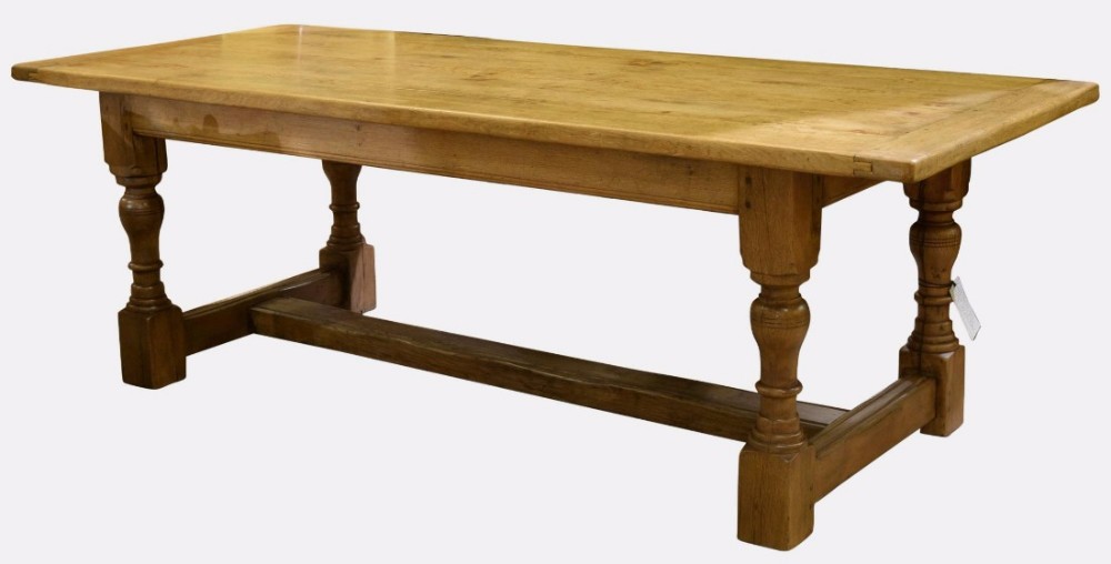 Pale Oak Refectory Table