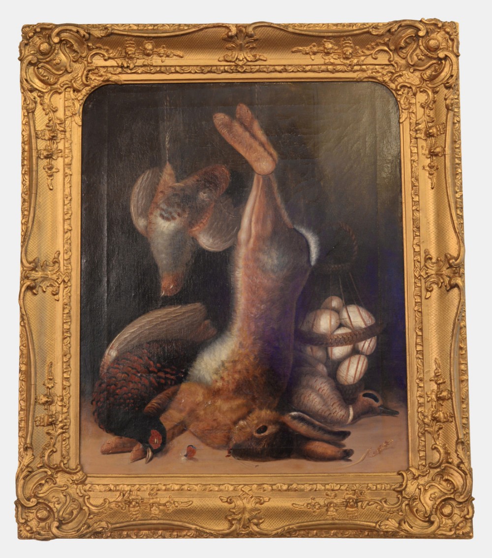 Oil on Canvas in Gilt Frame