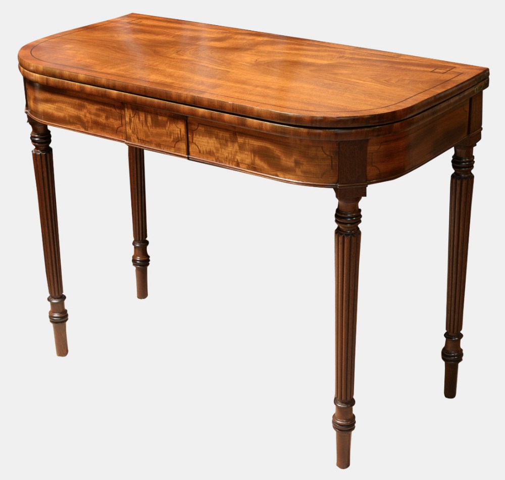 Regency Mahogany Tea Table