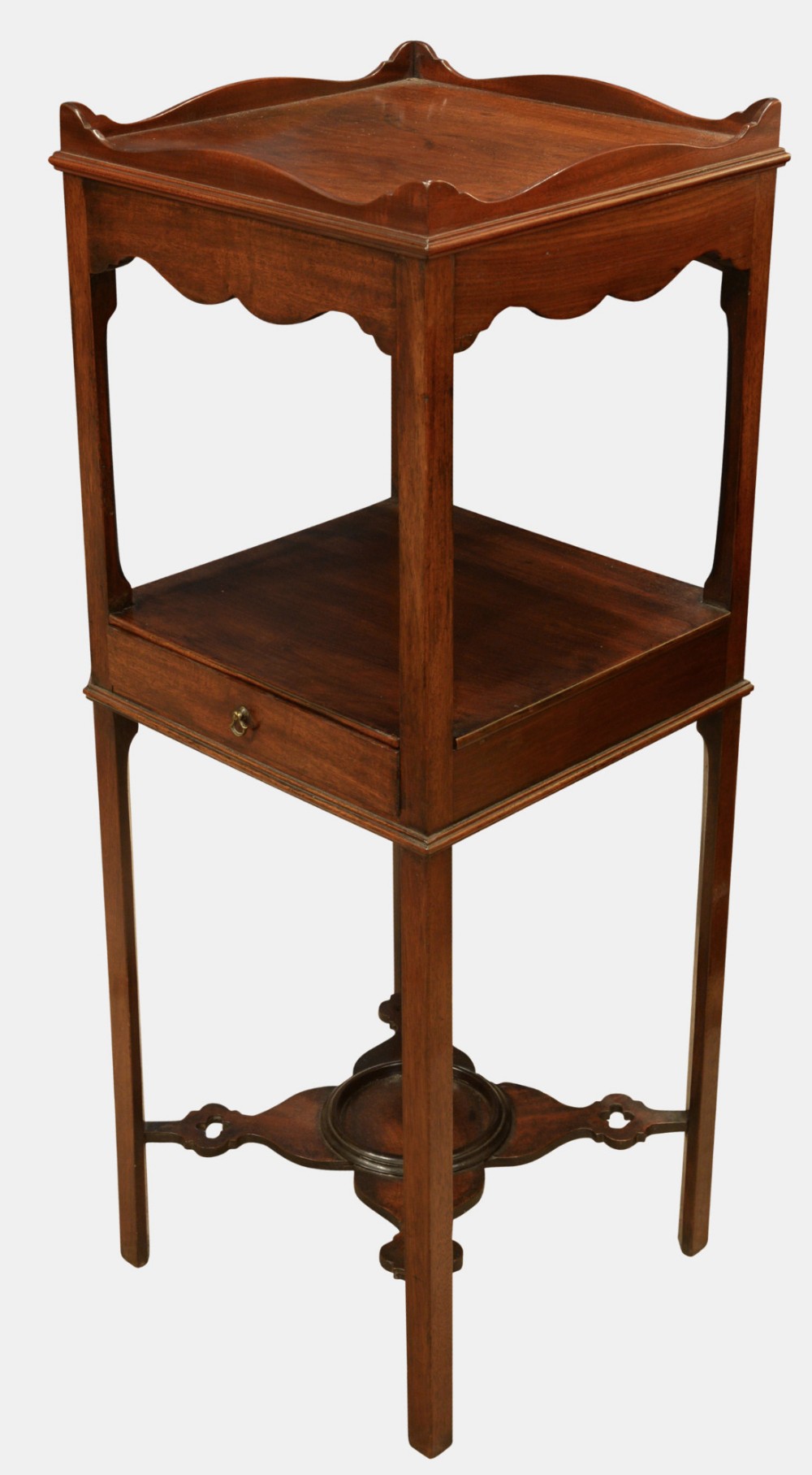 George III Mahogany Shaving Stand