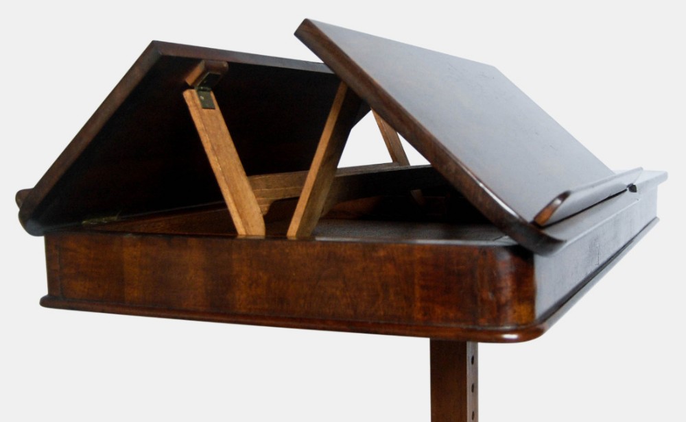 William IV Mahogany Adjustable Reading Stand