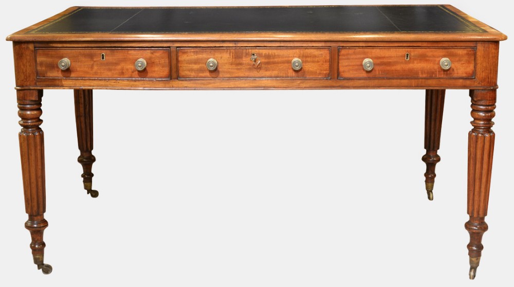 Regency Mahogany Partners Library Table
