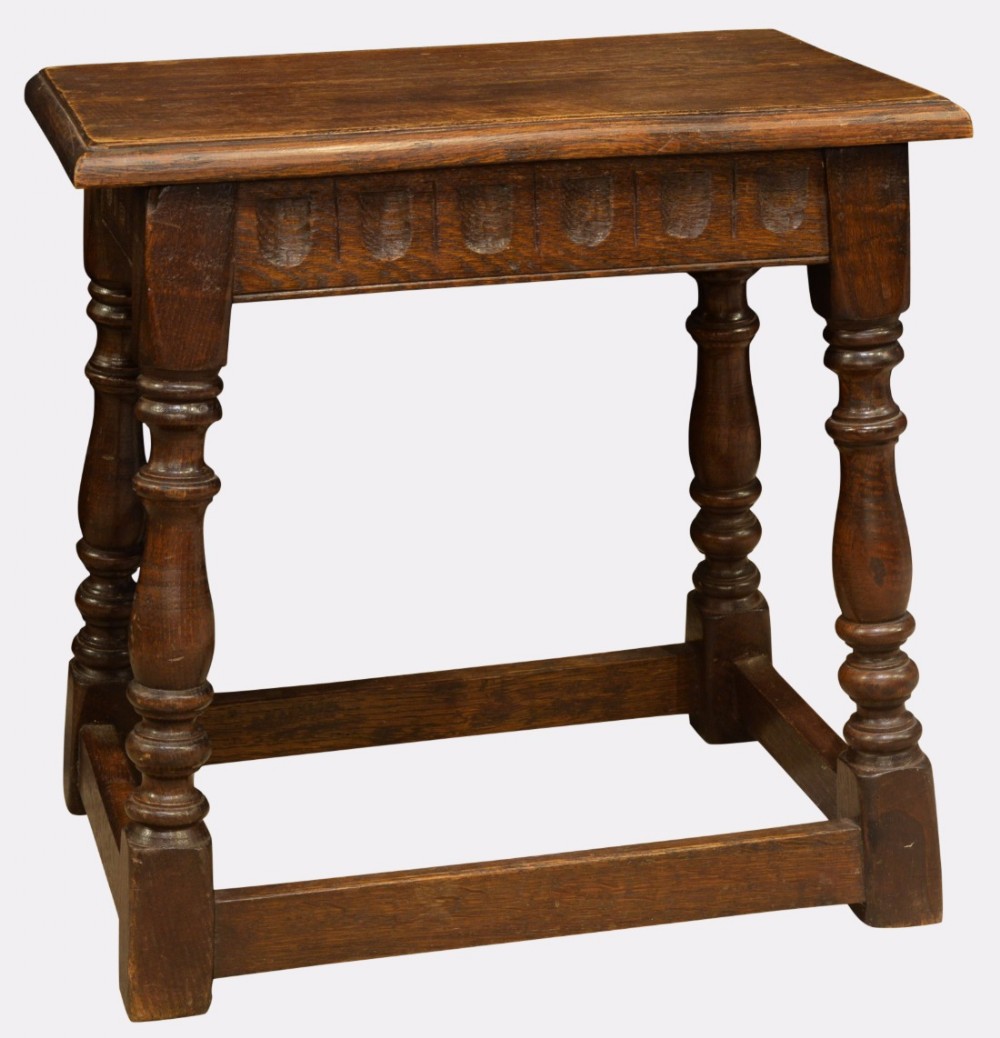 Oak Joined Stool
