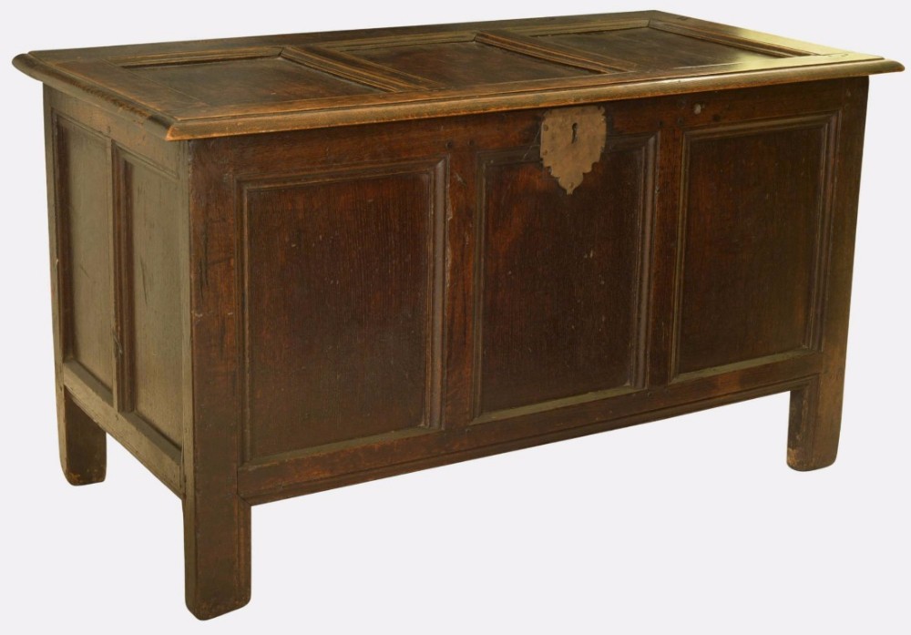Early 18th Century Oak Coffer