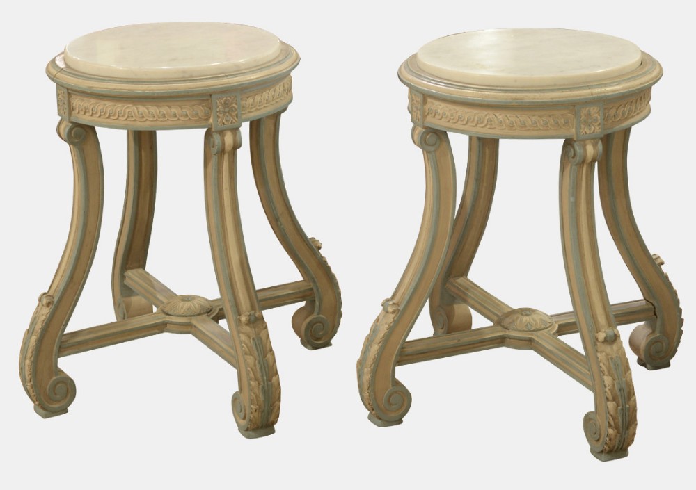 Pair of Late 19th Century Urn Stands