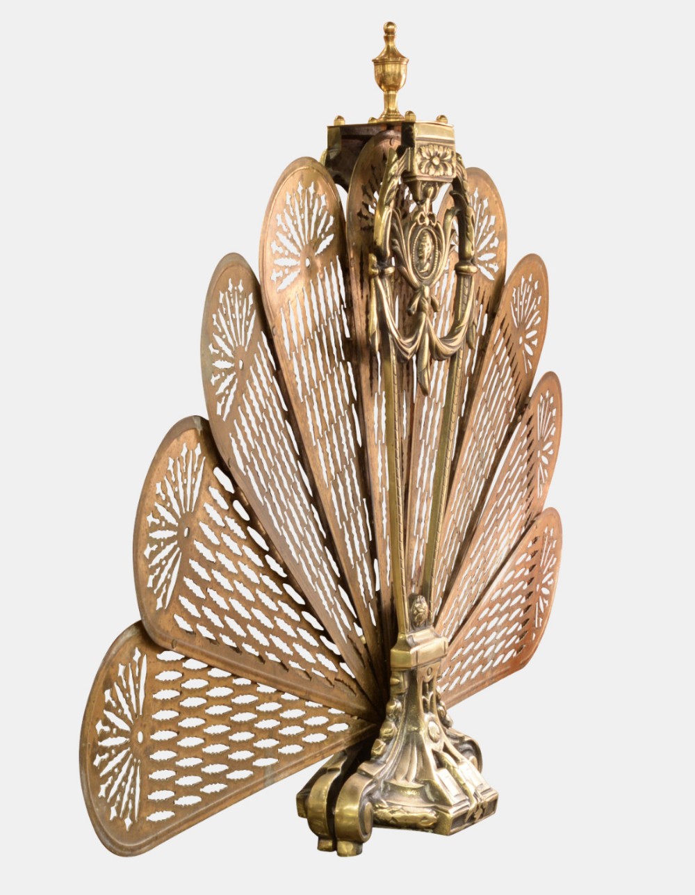 Brass Fire Fan