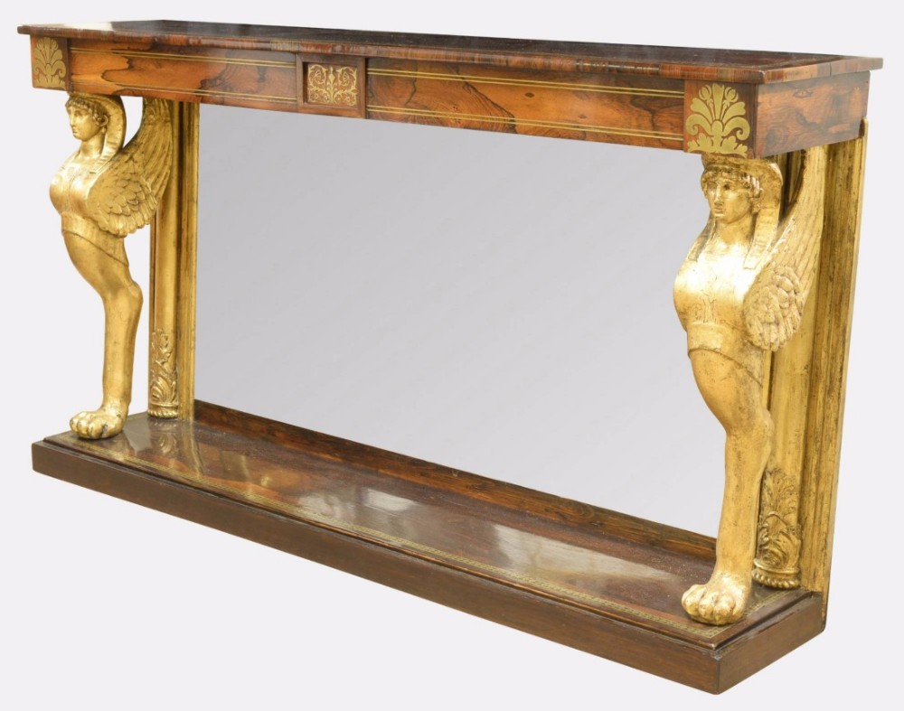 Regency Rosewood Console Table
