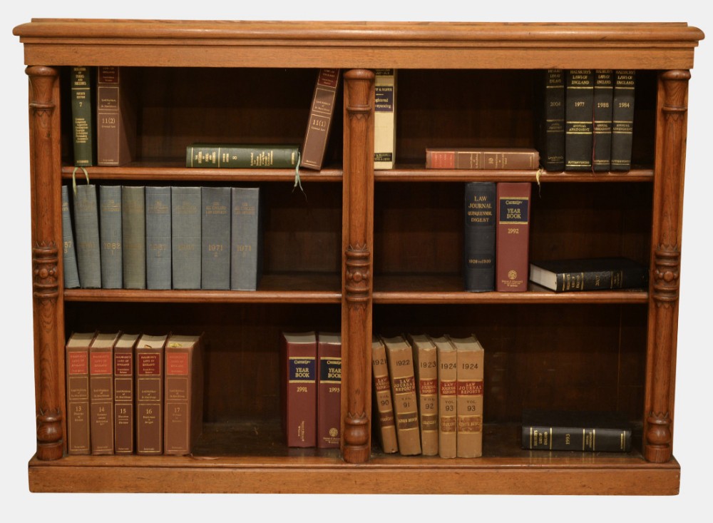 Victorian Oak Bookcase