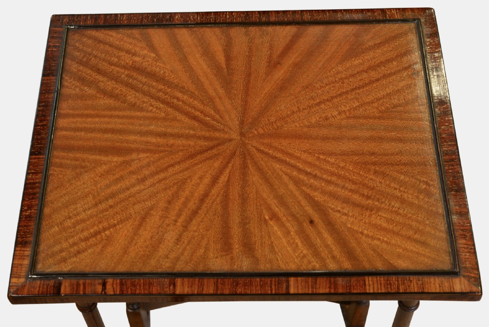 Edwardian Quartetto Nest of Mahogany Tables View III