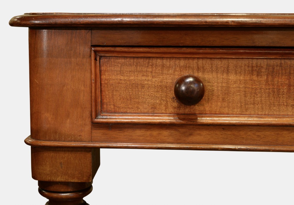 Mahogany 2 Drawer Side Table View IV