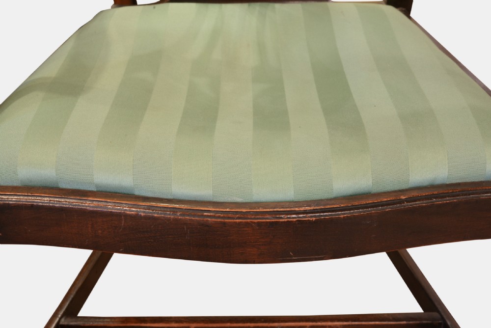 Mahogany Hepplewhite Style Carver/Desk Chair View II
