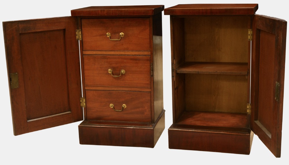 Pair of Victorian Bedside Cabinets View II