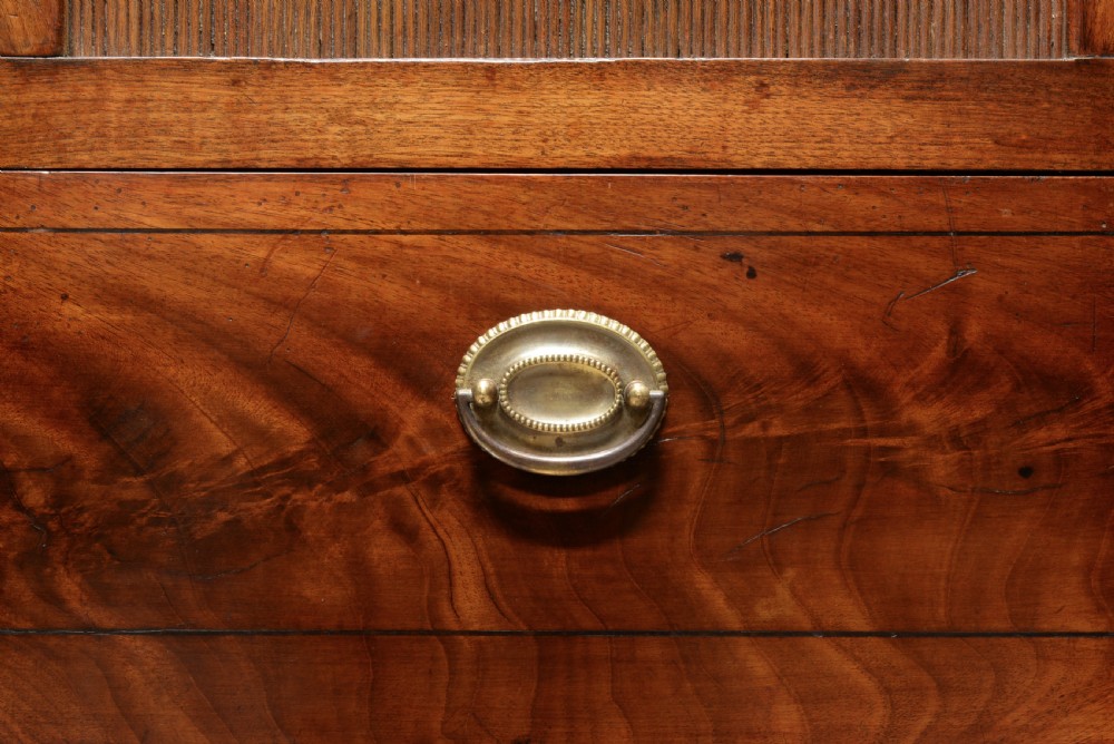 Pair of Georgian Mahogany Tambour Fronted Commodes View VII