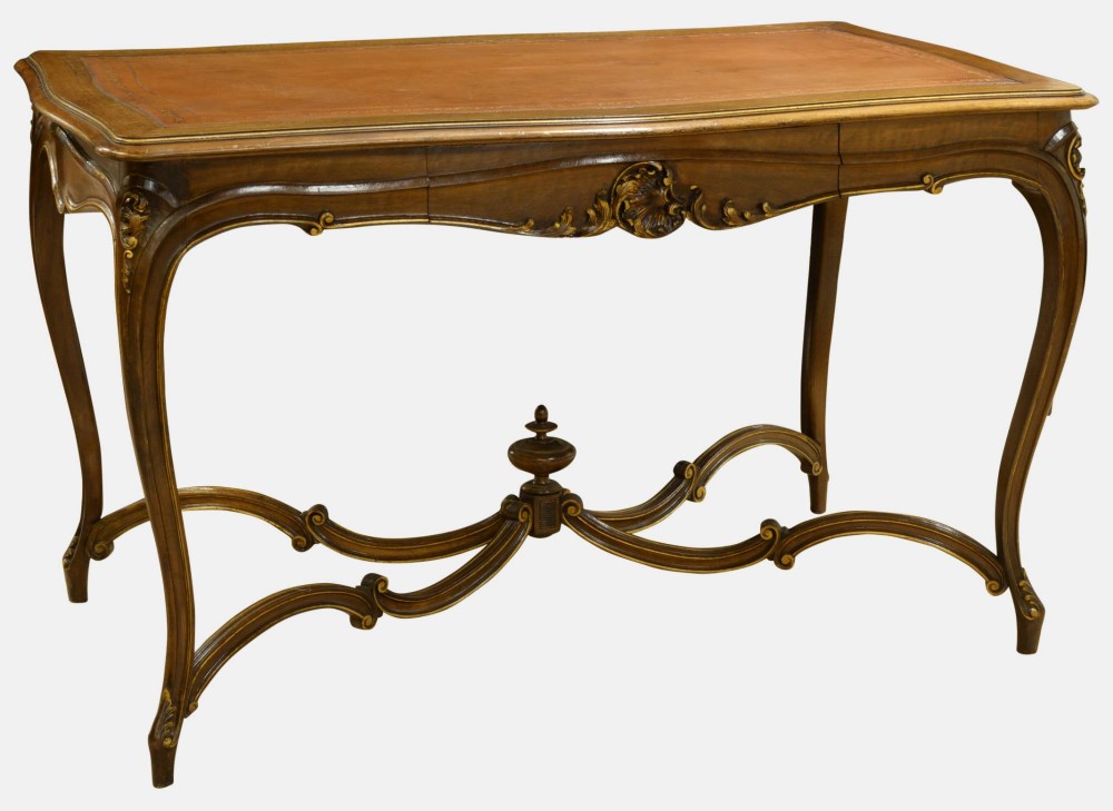 French Walnut Writing Table
