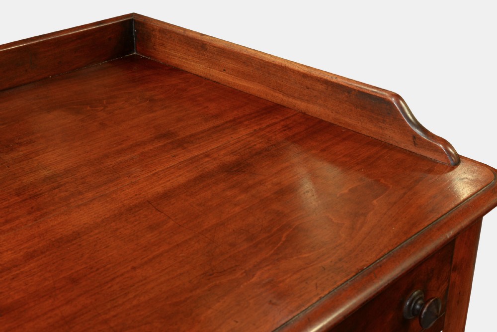 Victorian Mahogany Kneehole Writing/Side Table View IV