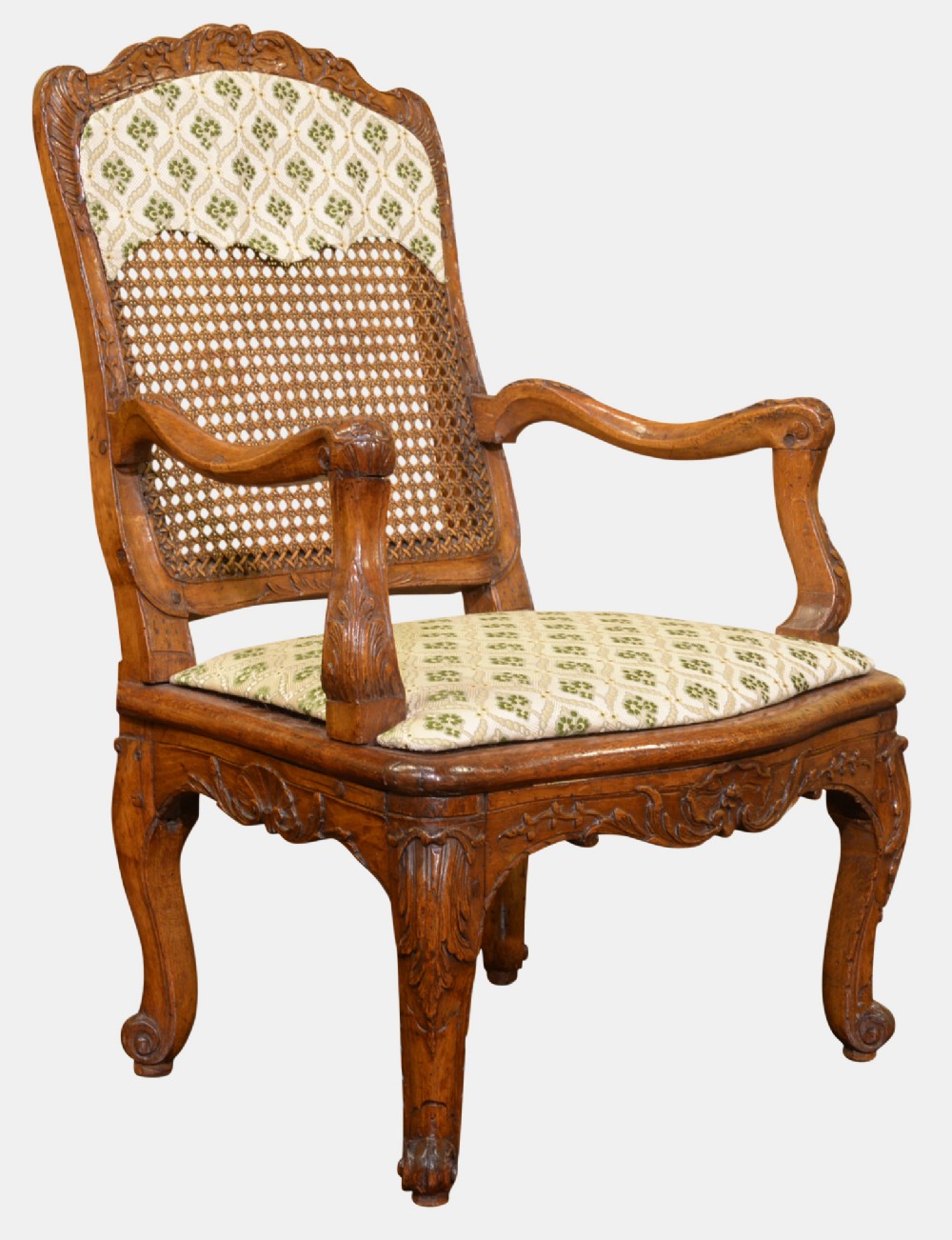Louis XV Carved Beechwood Child's Chair
