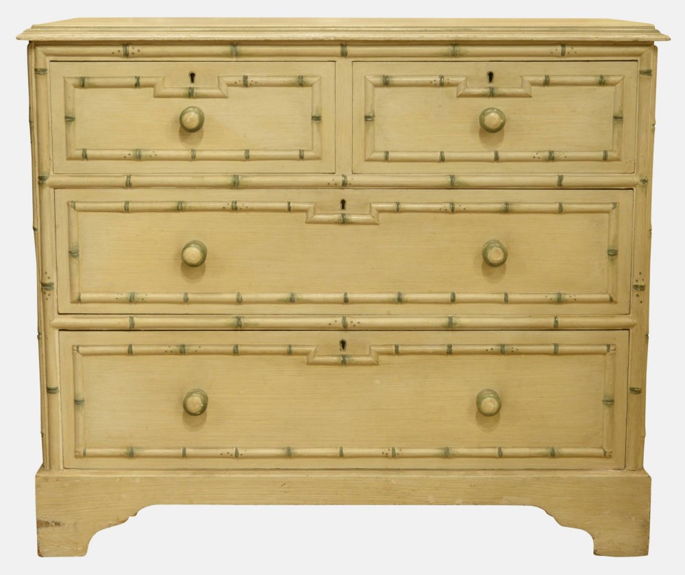 19th Century Small Painted Chest of Drawers
