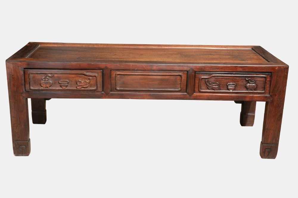 Chinese Hardwood Opium Table View III