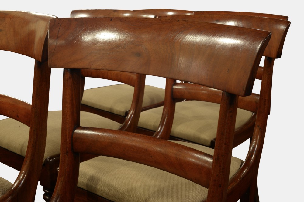 Set of 6 Mahogany Dining Chairs View III