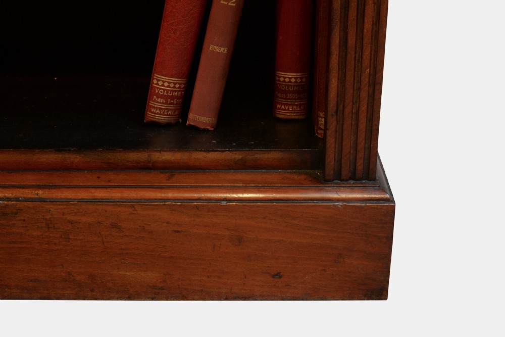 Victorian Walnut 2 Section Bookcase View V
