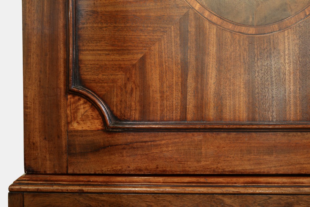 18th Century Mahogany Linen Press View IV