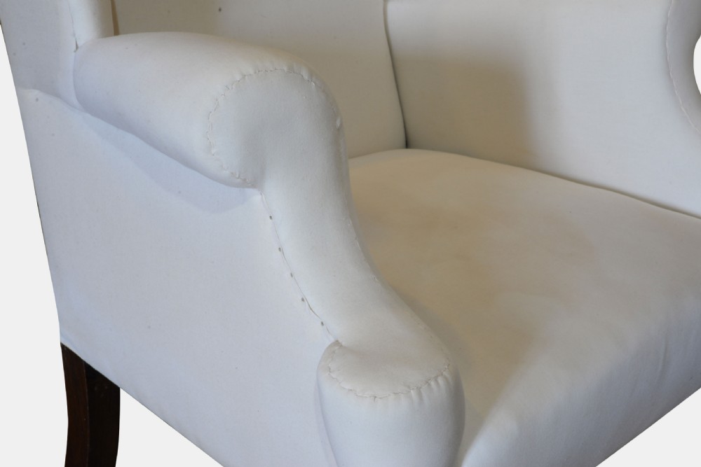 George III Style Winged Armchair View IV