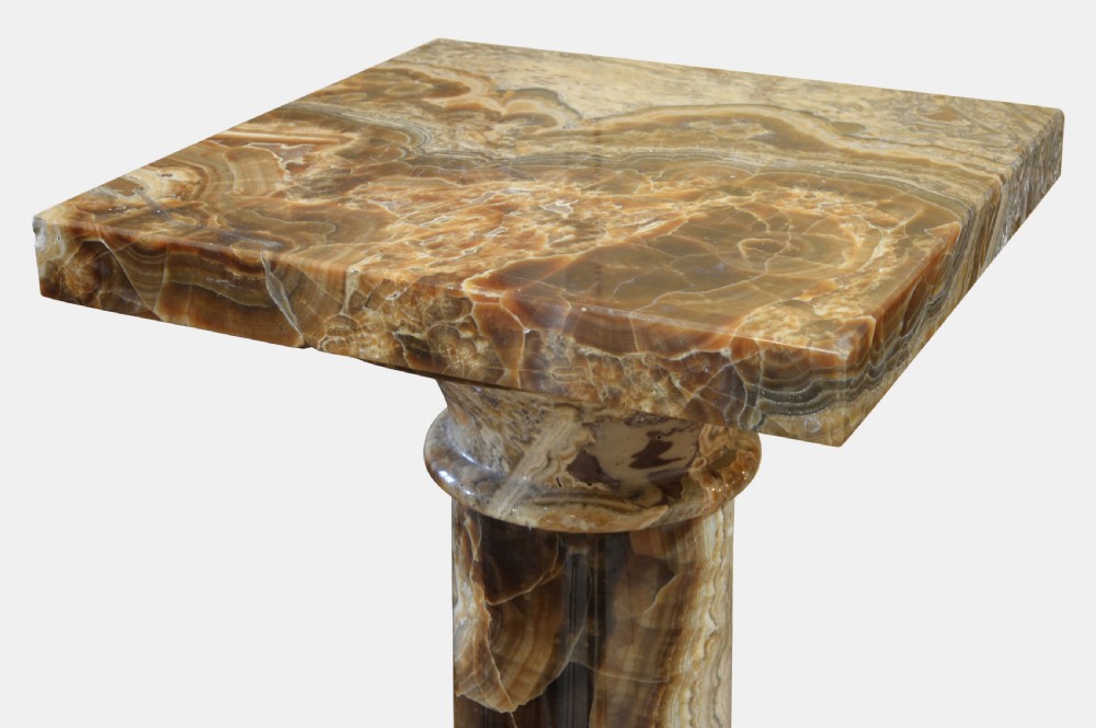 Late 19th Century Agate Torchere View III