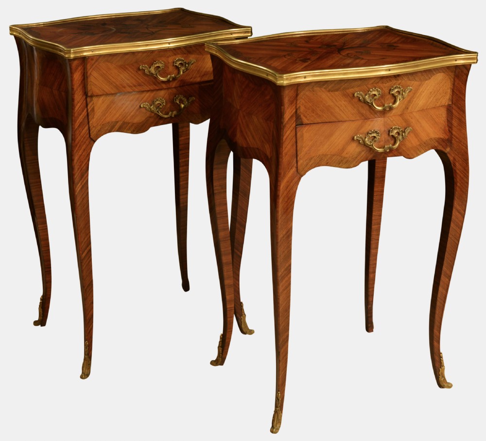 Pair of French Bedsides