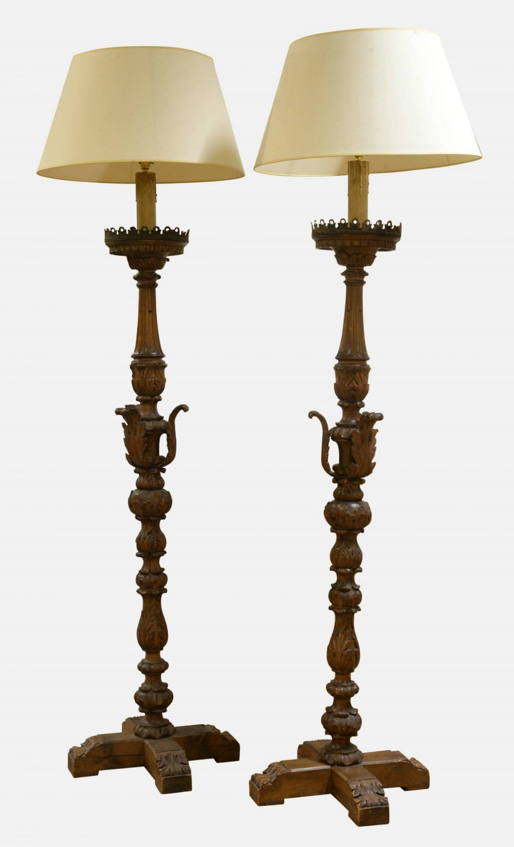 Pair of Italian Standard Lamps C1900
