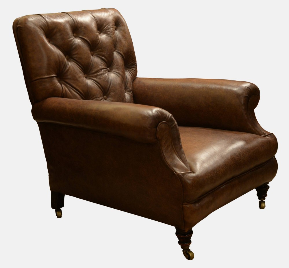 Leather Library Chair